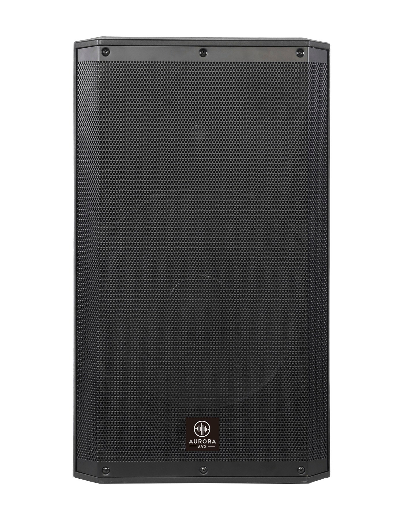 Front view of the Aurora Club X12 active loudspeaker.