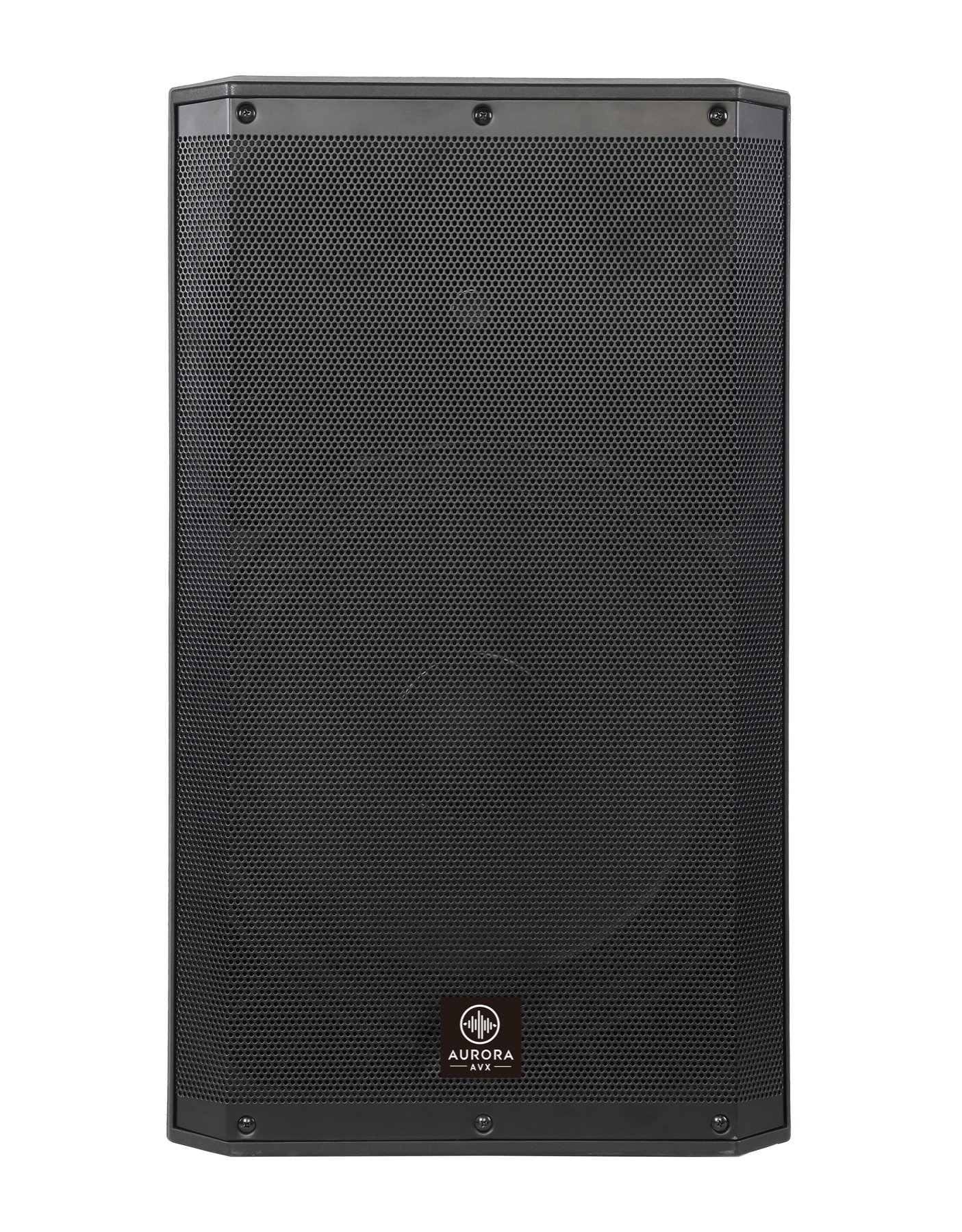 Front view of the Aurora Elite X10 active loudspeaker.