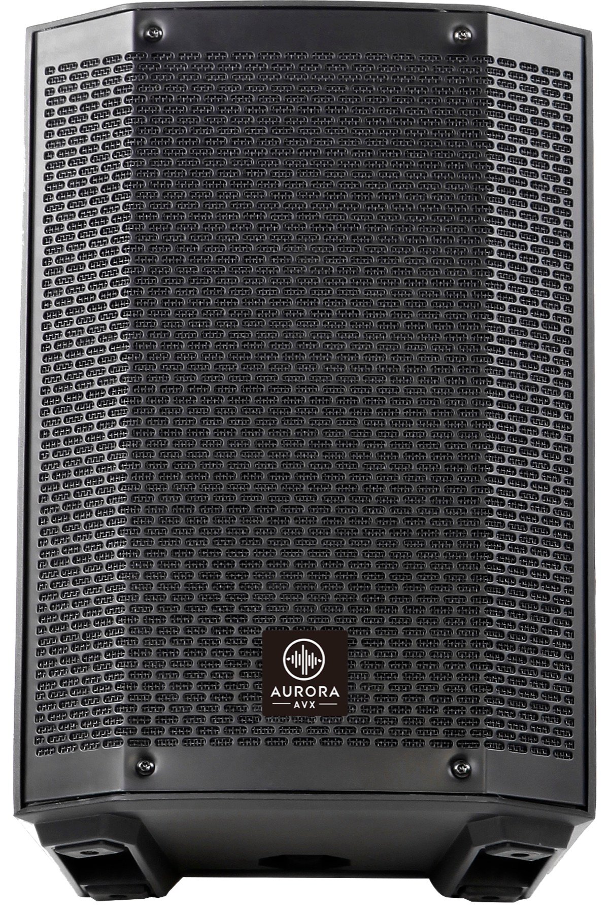 Front view of the Aurora Nomad 8 portable active loudspeaker.